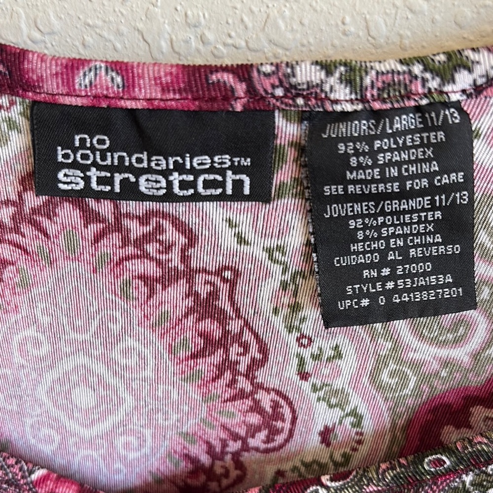 Vintage Y2K No Boundaries Cropped Paisley Fairy Top✨ - Picture 4 of 6